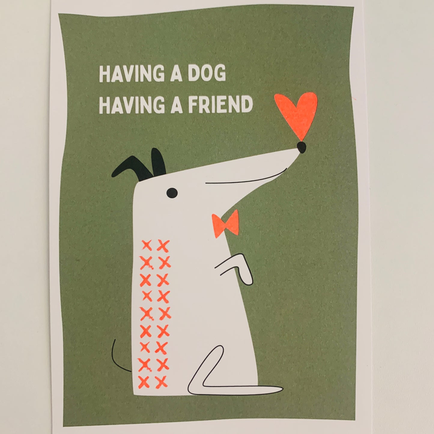 Postkarte Dog2