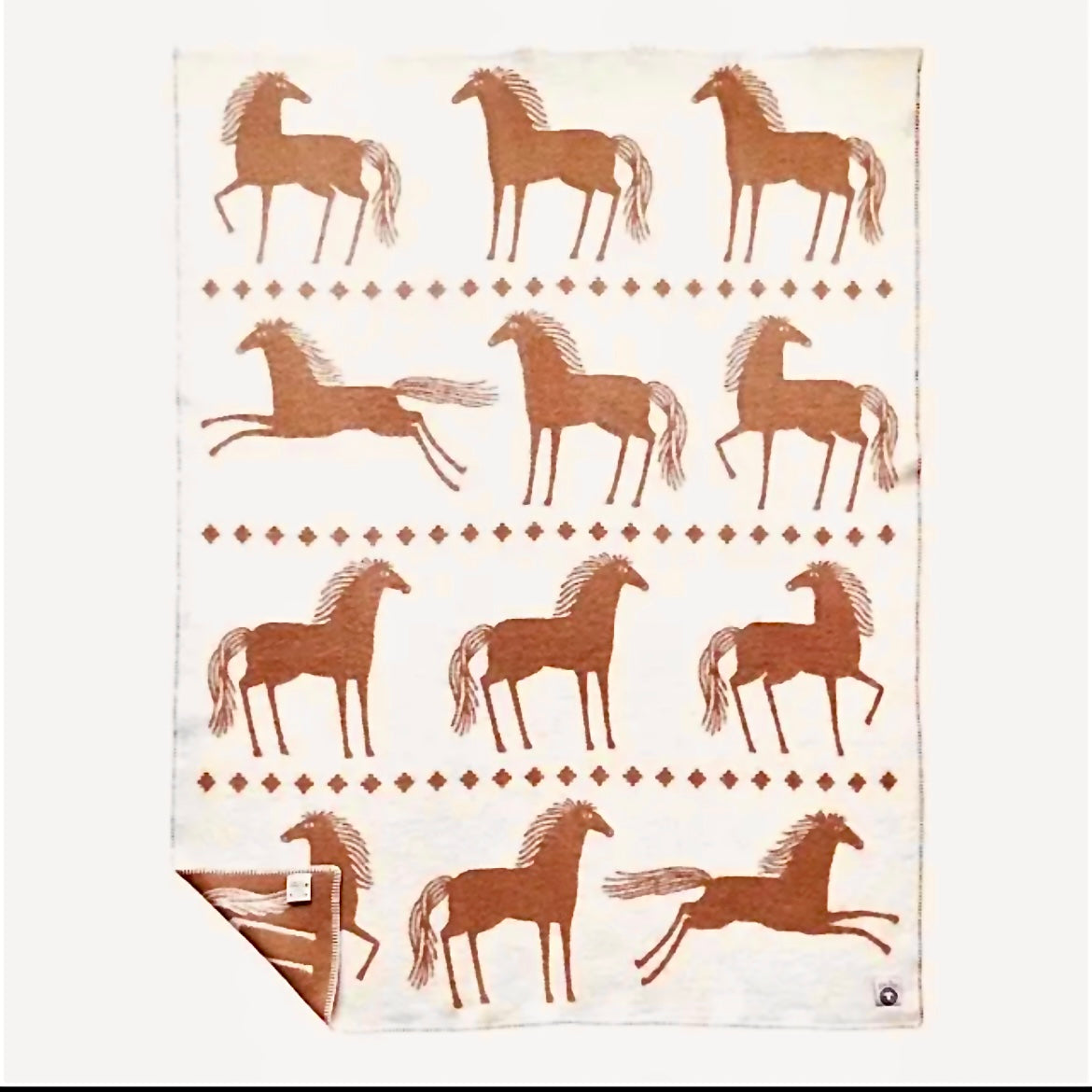 Wolldecke Horses Zimt
