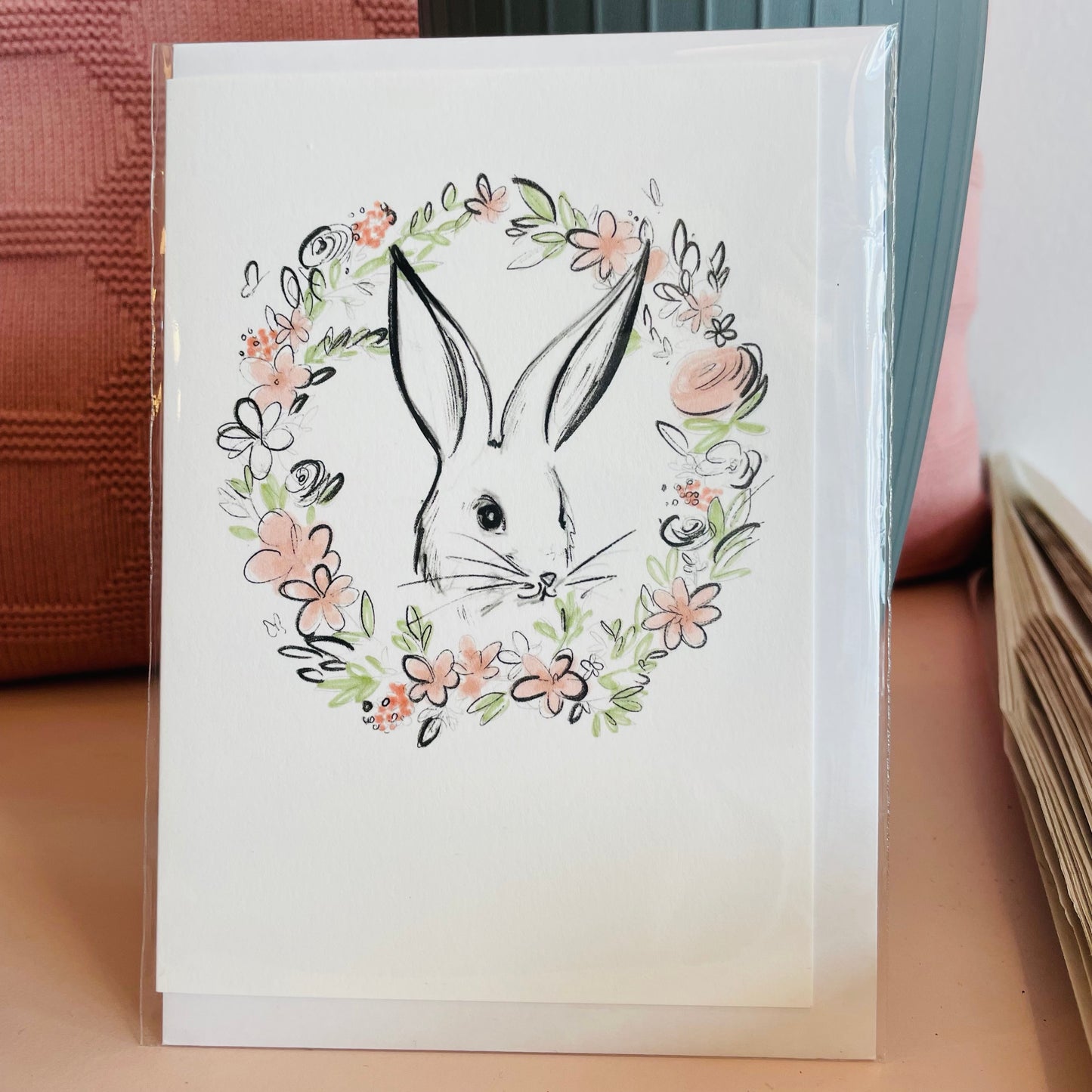 Klappkarte Osterhase