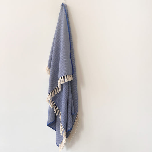 Decke Juliao, blau
