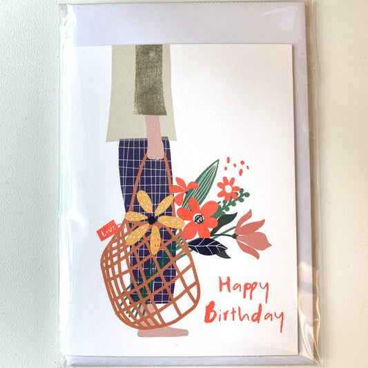 Klappkarte Happy Birthday