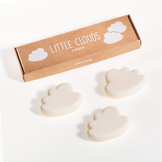 Little Clouds- Wolkenseifen weiß 3er Set