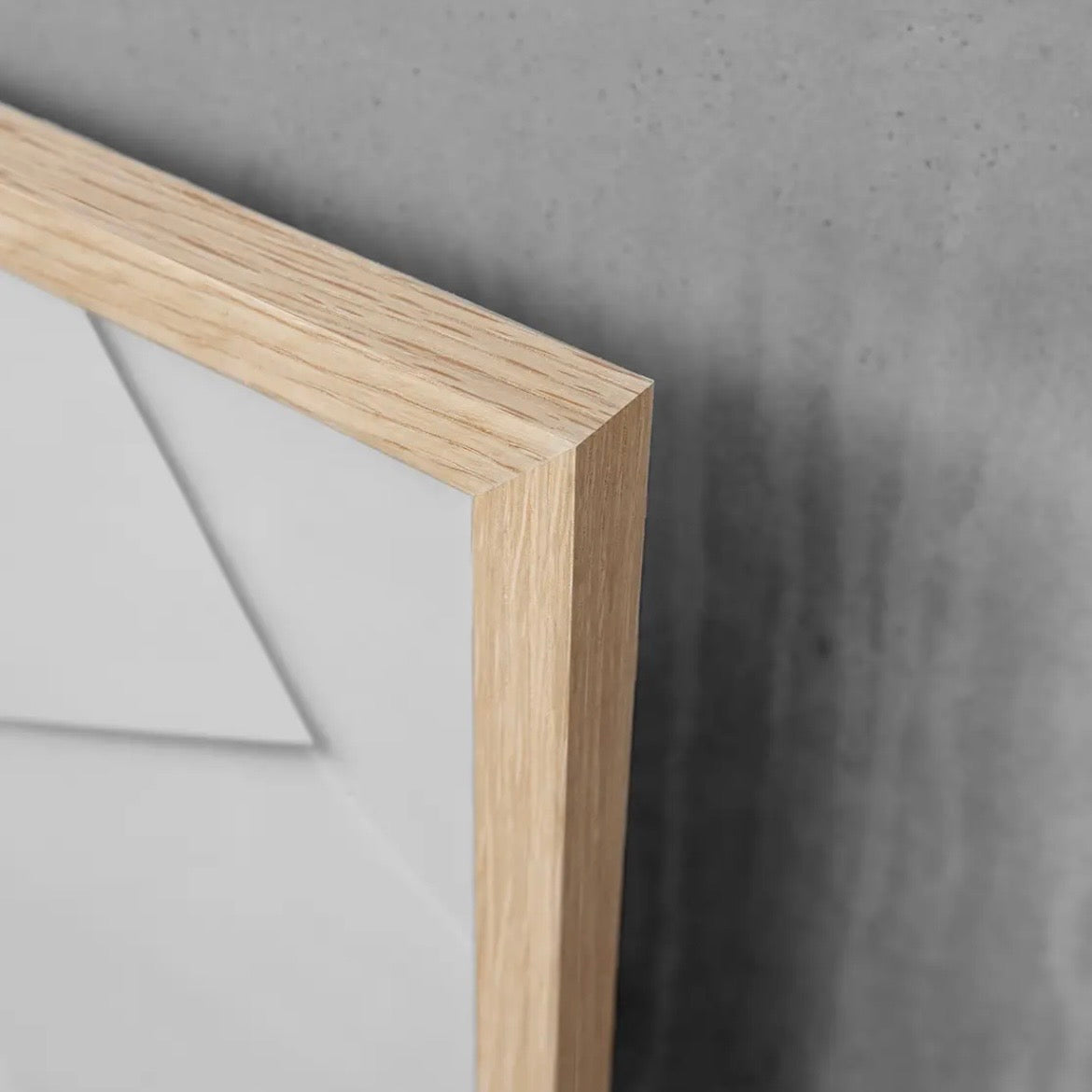 Bilderrahmen aus Eichenholz - entspiegeltes Acrylglas