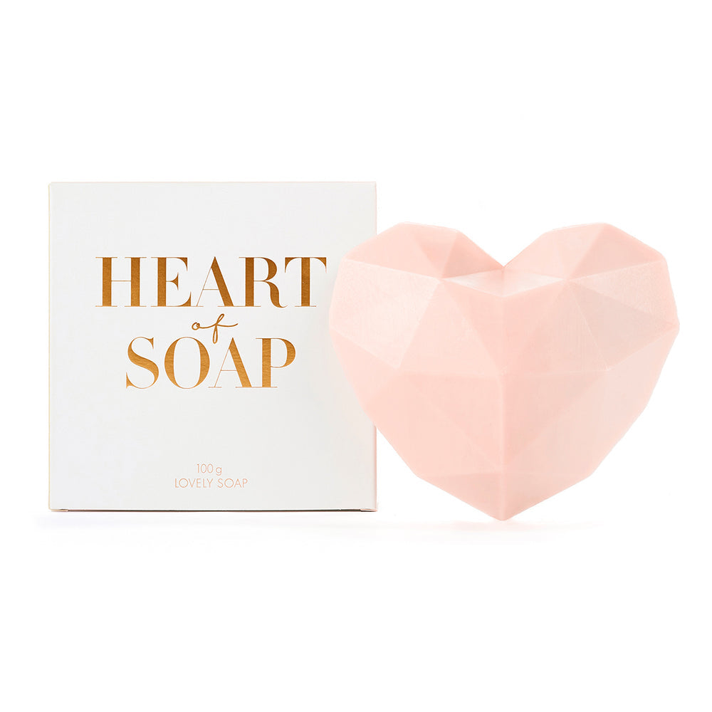 HEART SOAP Blush Rose'