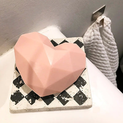 HEART SOAP Blush Rose'