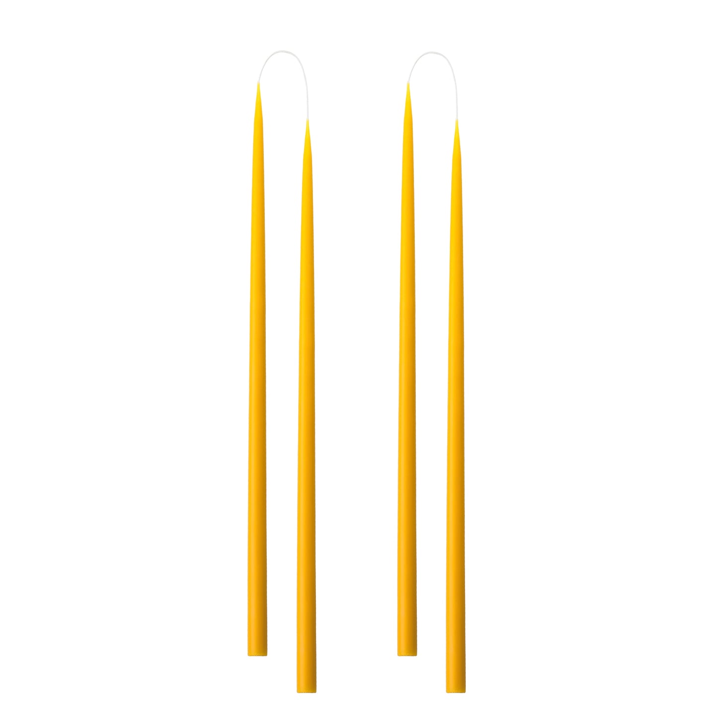 Schlanke farbige Kerze, 2er Set (4 Stück)