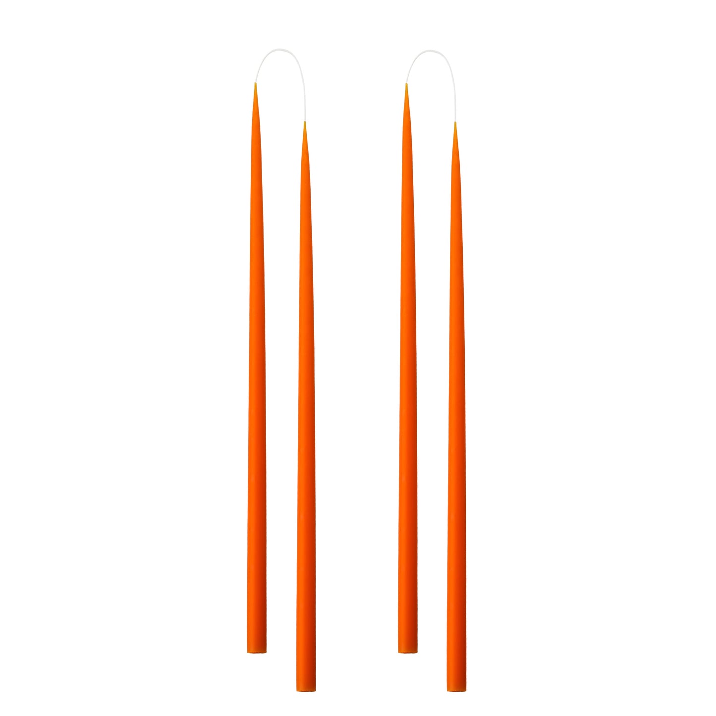 Schlanke farbige Kerze, 2er Set (4 Stück)