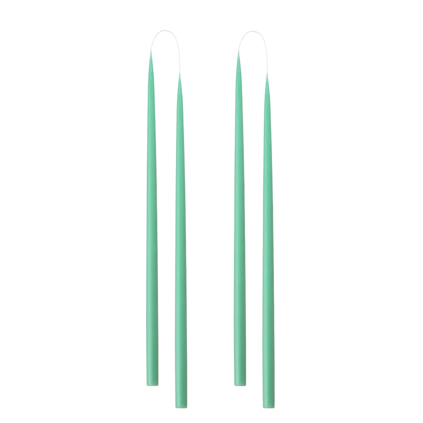 Schlanke farbige Kerze, 2er Set (4 Stück)