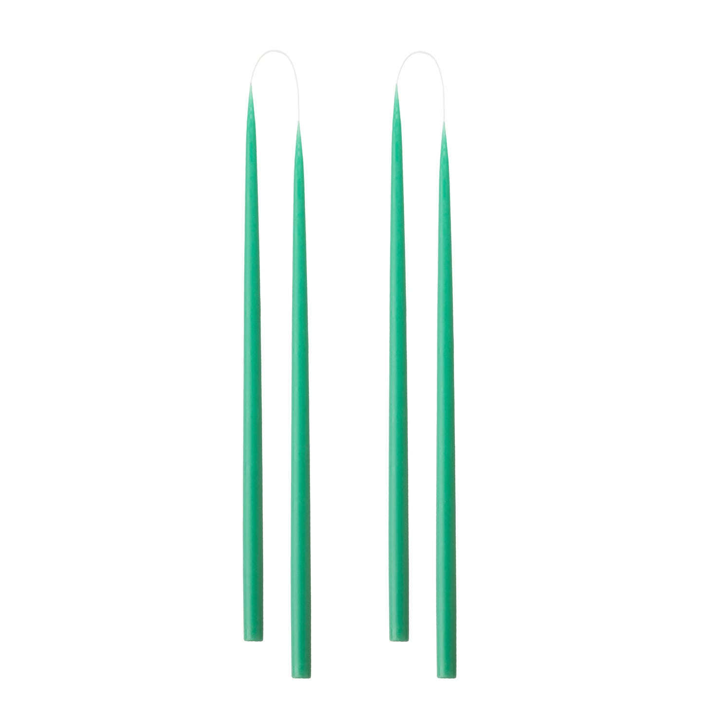 Schlanke farbige Kerze, 2er Set (4 Stück)