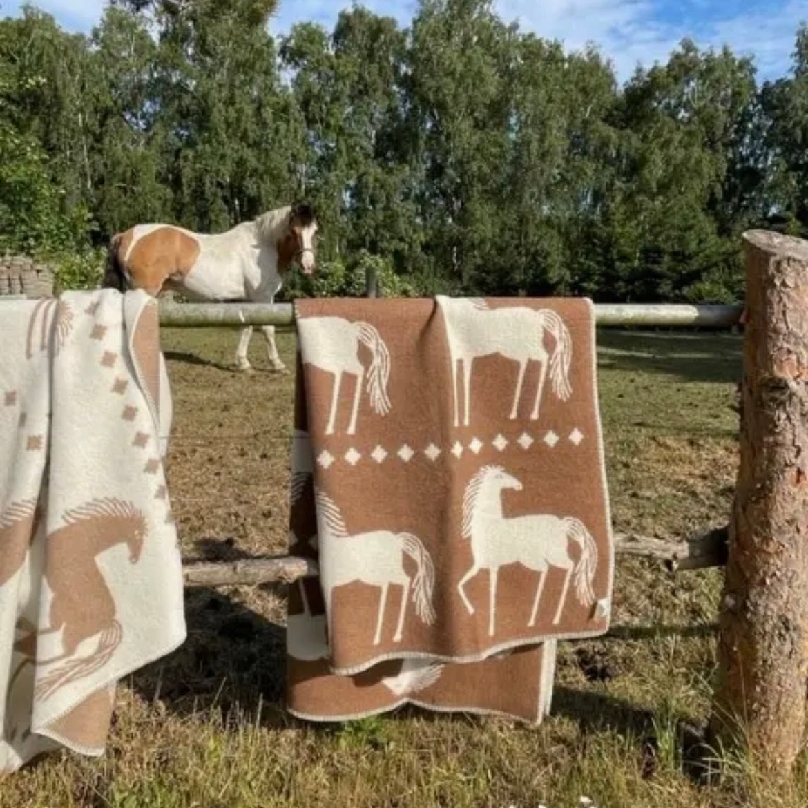 Wolldecke Horses Zimt