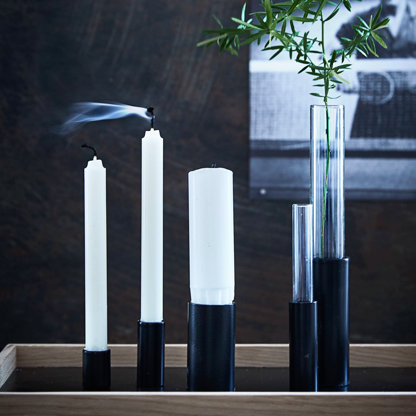 Holztablett Deluxe mit Magnetboden